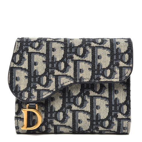 Dior saddle lotus wallet